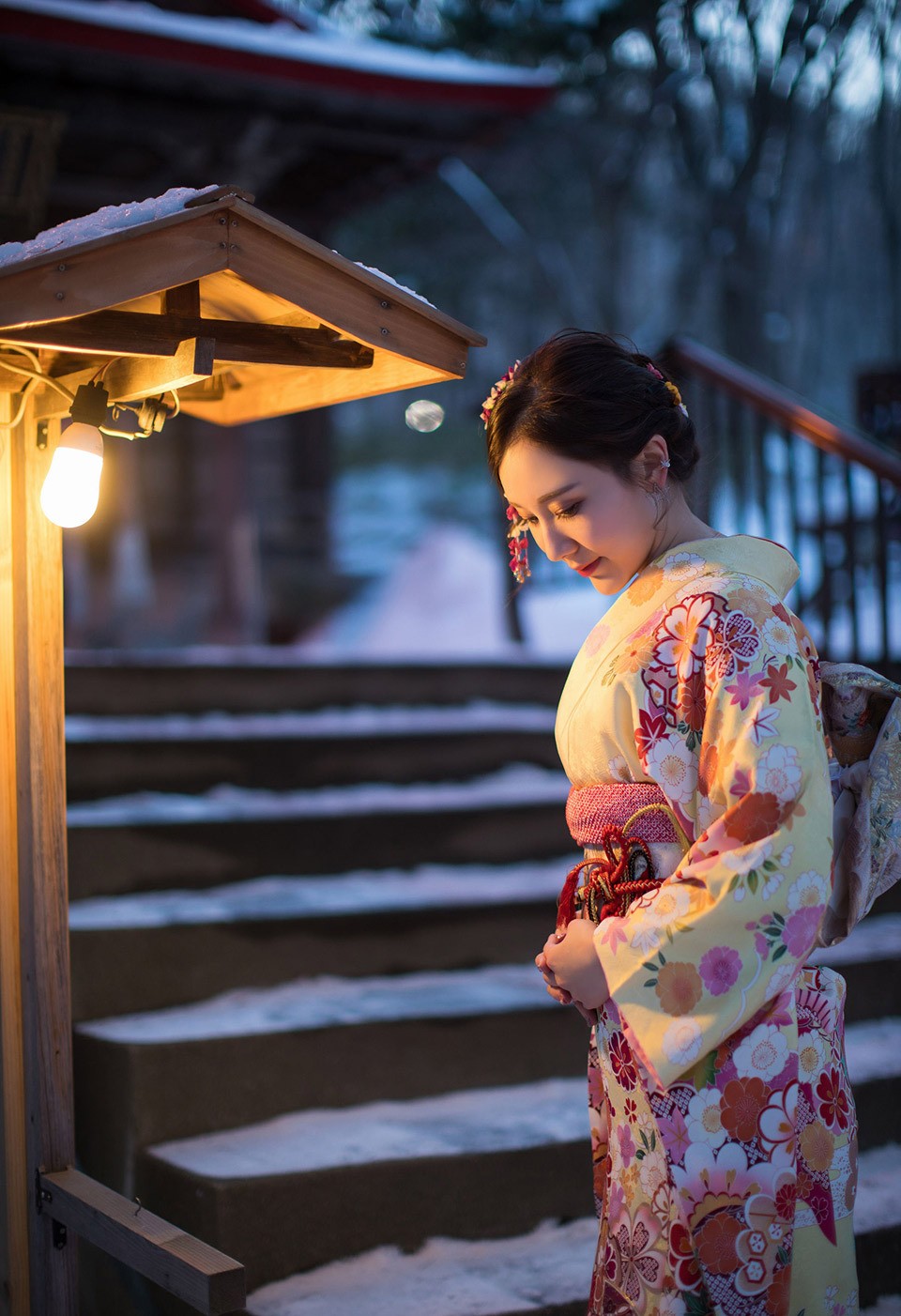 清纯美女淼淼萌萌哒北海道性感旅拍