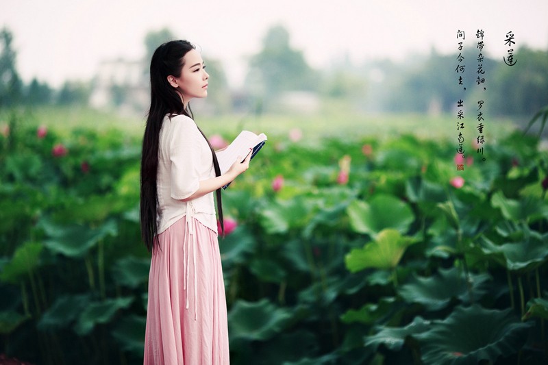 长发古装美女唯美外拍沁人心脾